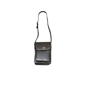 Rosetti Leather Black Crossbody Purse Handbag With Checkbook Cover